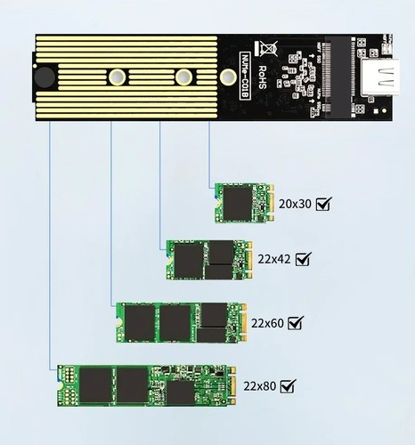 Nvme ssd usb 2 - m.2,