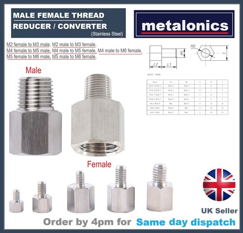 Male female thread reducer - female,