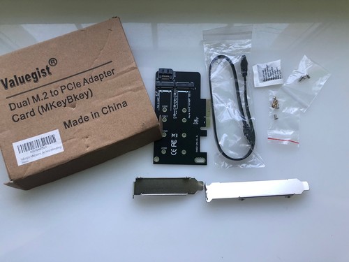 Dual pcle adapter card - dual,