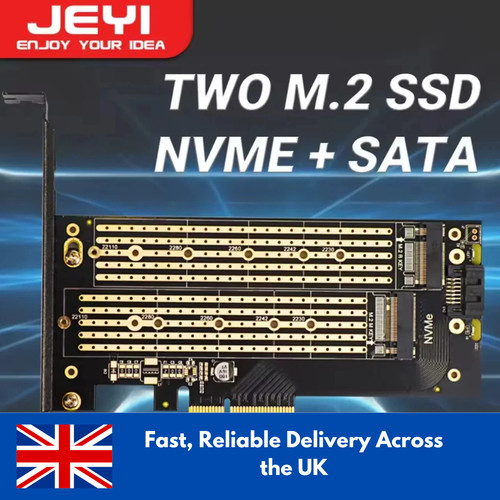 Jeyi dual pcie 0 adapter - pcie,