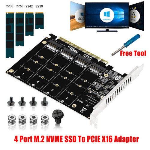 Nvme ssd pcie x16 - m.2,