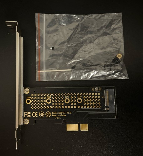 Nvme ssd pcie x1 - nvme,