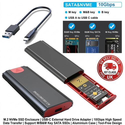 Nvme sata ssd case - sata,